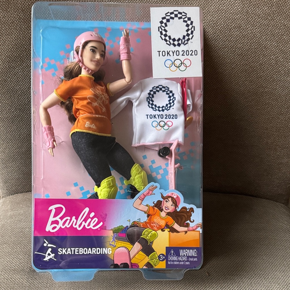 Barbie Skateboarding Doll  Tokyo Olympics New in box
